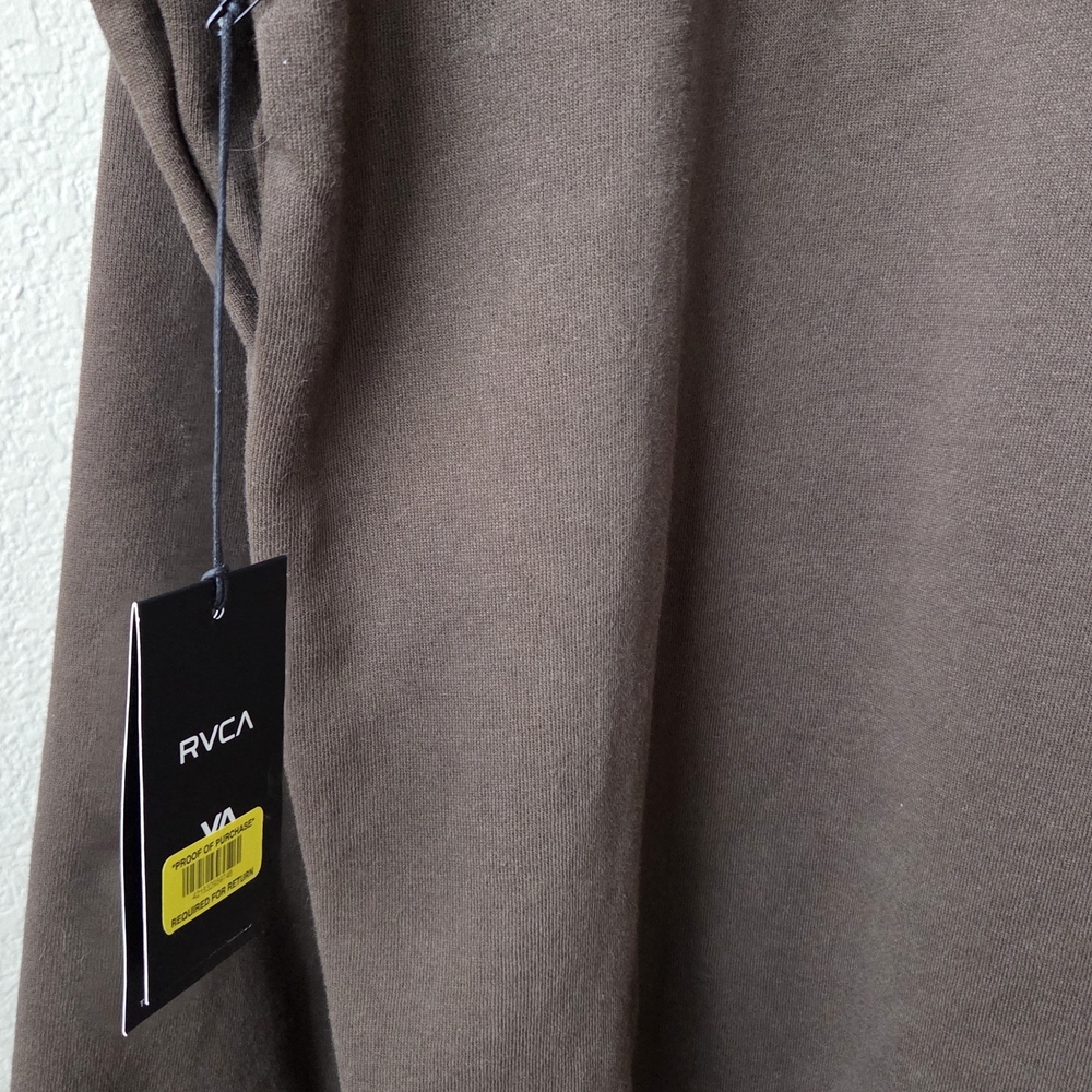 RVCA Men's Chocolate Brown Hoodie - Picture 5 of 5